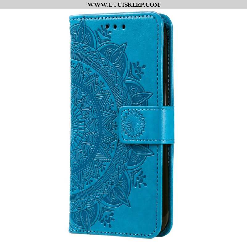 Etui Folio do Motorola Edge 40 Pro Mandala Sun Ze Smyczą